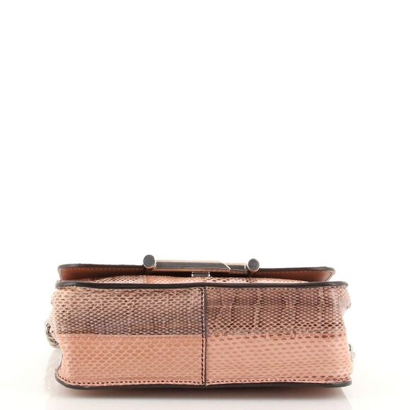 Tod's Double T Crossbody Bag Python Mini Neutral - Picture 4 of 6
